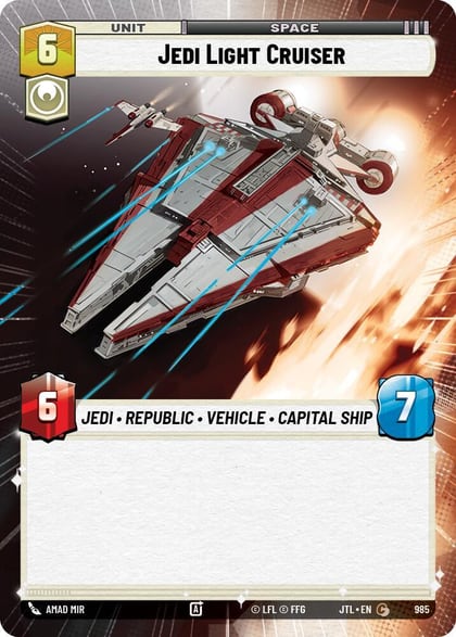 Jedi Light Cruiser (Hyperspace Foil), Jump to Lightspeed 985