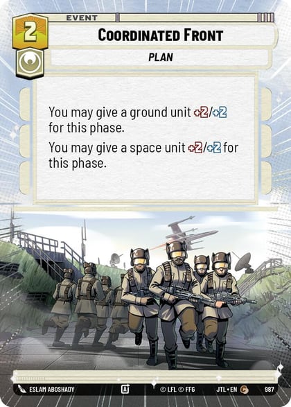 Coordinated Front (Hyperspace Foil), Jump to Lightspeed 987