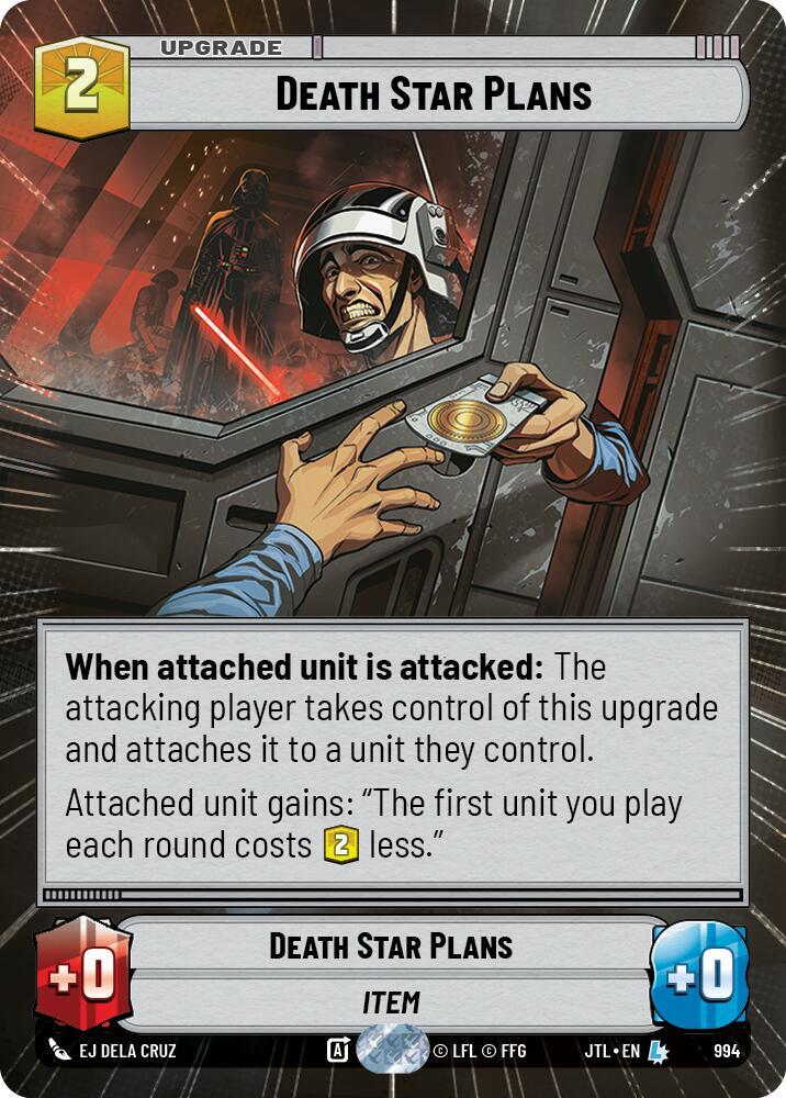 Death Star Plans (Hyperspace Foil), Jump to Lightspeed 994