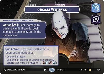 Asajj Ventress - I Work Alone (Showcase), Jump to Lightspeed 997