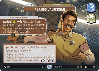 Lando Calrissian - Buying Time (Showcase), Jump to Lightspeed 999