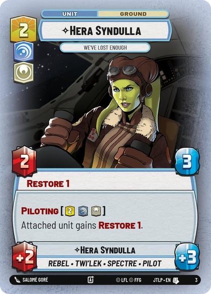 Hera Syndulla - We've Lost Enough, Jump to Lightspeed: Weekly Play Promos 3