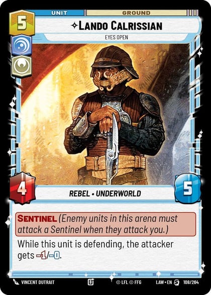 Lando Calrissian - Eyes Open, A Lawless Time 108/264