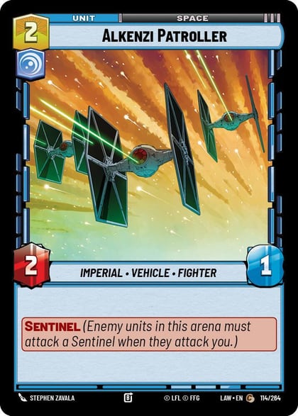 Alkenzi Patroller, A Lawless Time 114/264