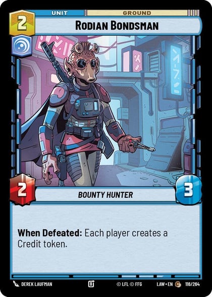 Rodian Bondsman, A Lawless Time 116/264