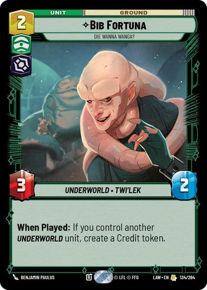 Bib Fortuna - Die Wanna Wanga?, A Lawless Time 134/264