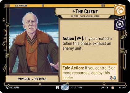 The Client - Please Lower Your Blaster, A Lawless Time 16/264