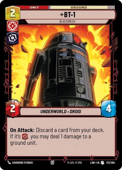 BT-1 - Blastomech, A Lawless Time 173/264