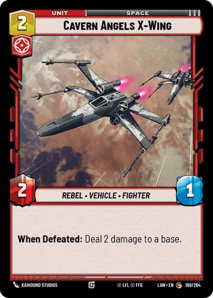 Cavern Angels X-Wing, A Lawless Time 189/264
