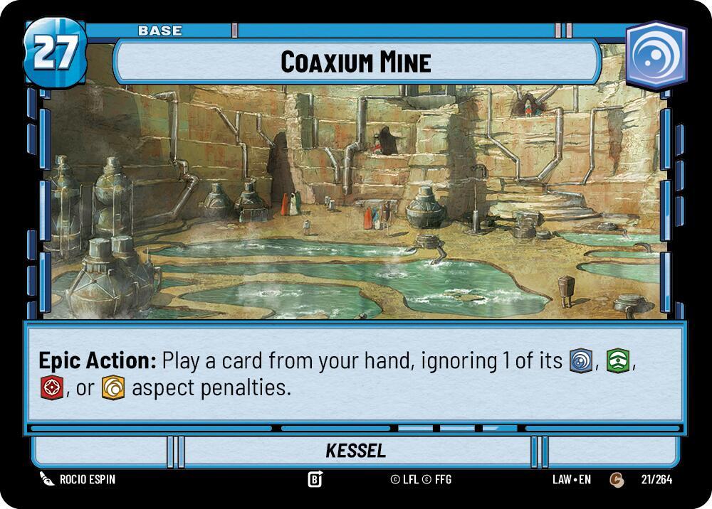Coaxium Mine // Credit, A Lawless Time 21 // T01