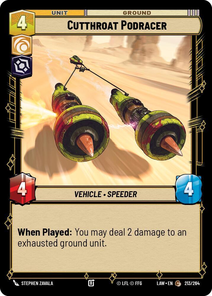 Cutthroat Podracer, A Lawless Time 213/264