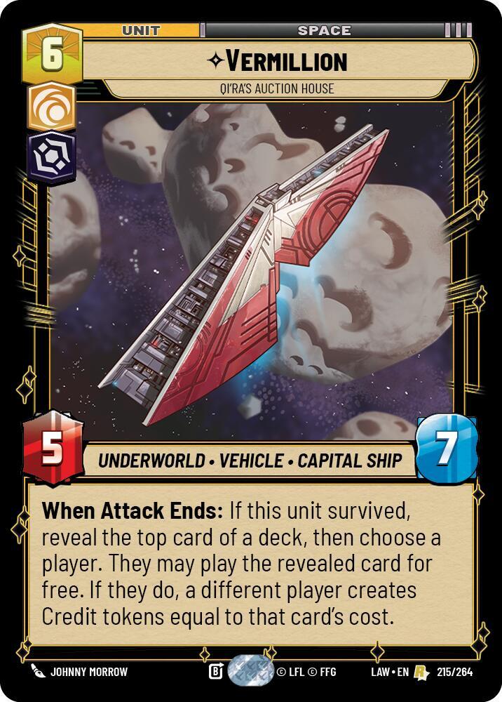 Vermillion - Qi'Ra's Auction House, A Lawless Time 215/264