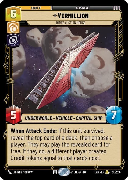 Vermillion - Qi'Ra's Auction House, A Lawless Time 215/264