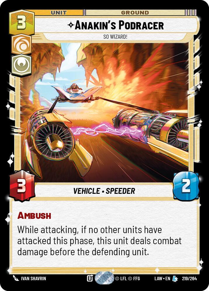Anakin's Podracer - So Wizard!, A Lawless Time 219/264