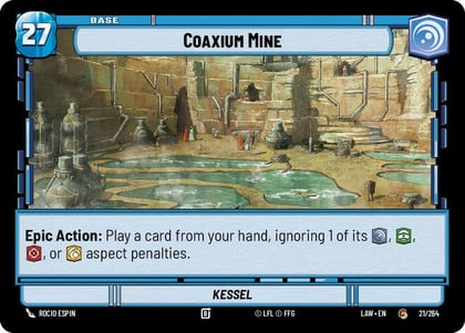 Coaxium Mine // Credit, A Lawless Time 21 // T01