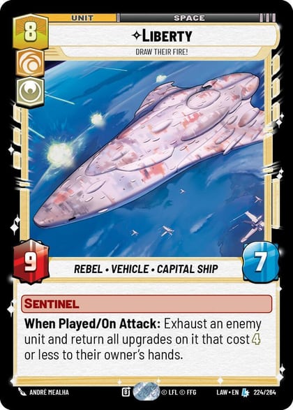 Liberty - Draw Their Fire!, A Lawless Time 224/264