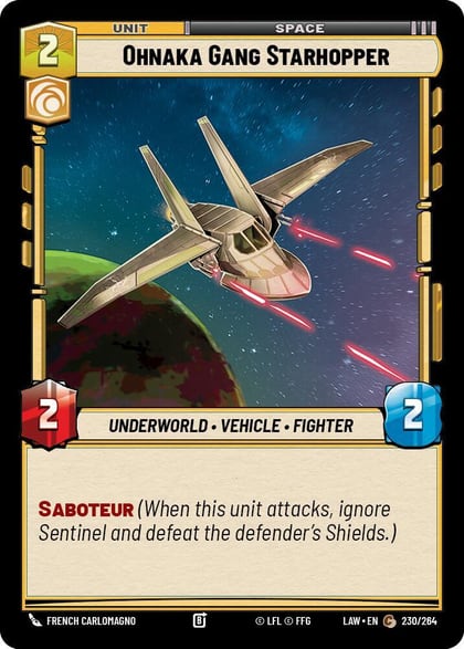 Ohnaka Gang Starhopper, A Lawless Time 230/264
