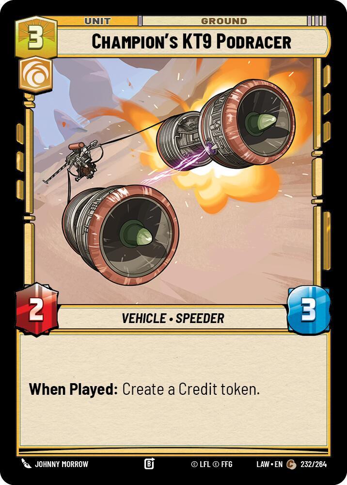 Champion's KT-9 Podracer, A Lawless Time 232/264