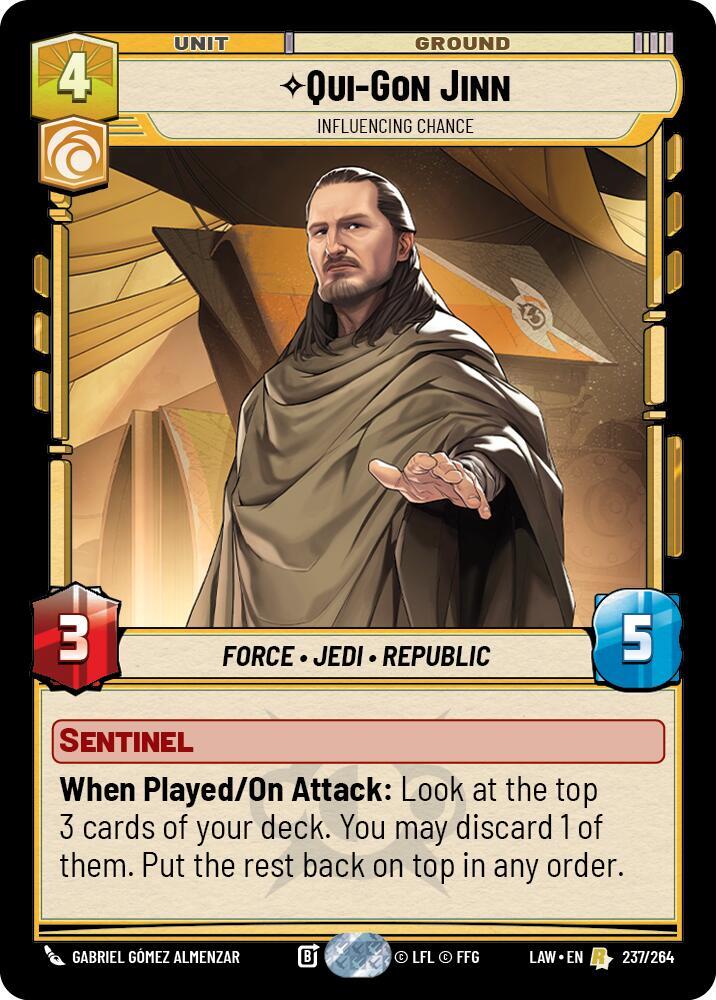 Qui-Gon Jinn - Influencing Chance, A Lawless Time 237/264