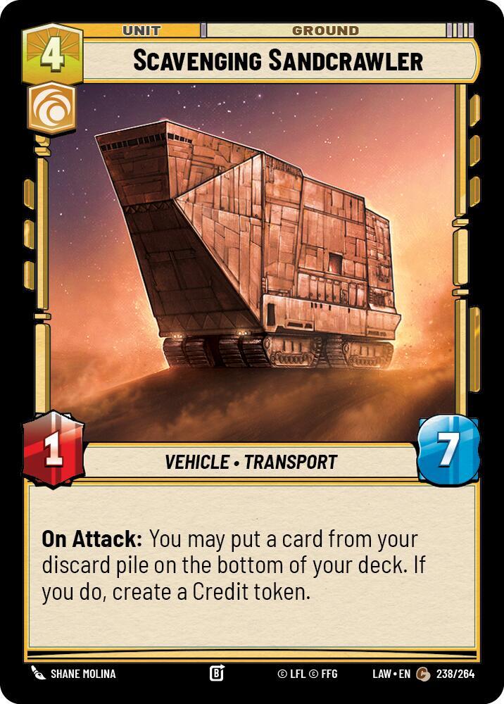 Scavenging Sandcrawler, A Lawless Time 238/264