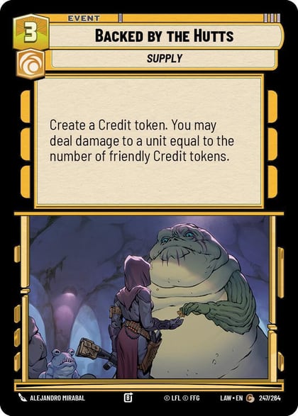 Backed by the Hutts, A Lawless Time 247/264