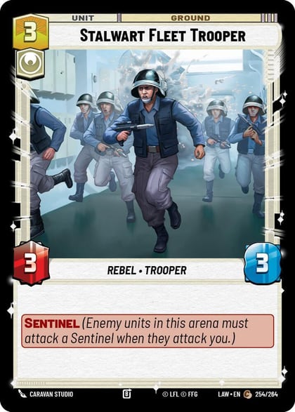 Stalwart Fleet Trooper, A Lawless Time 254/264