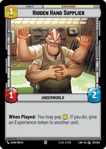 Hidden Hand Supplier, A Lawless Time 257/264