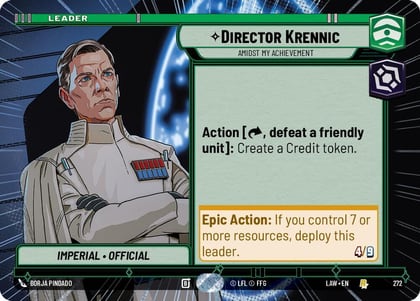 Director Krennic - Amidst My Achievement (Hyperspace), A Lawless Time 272