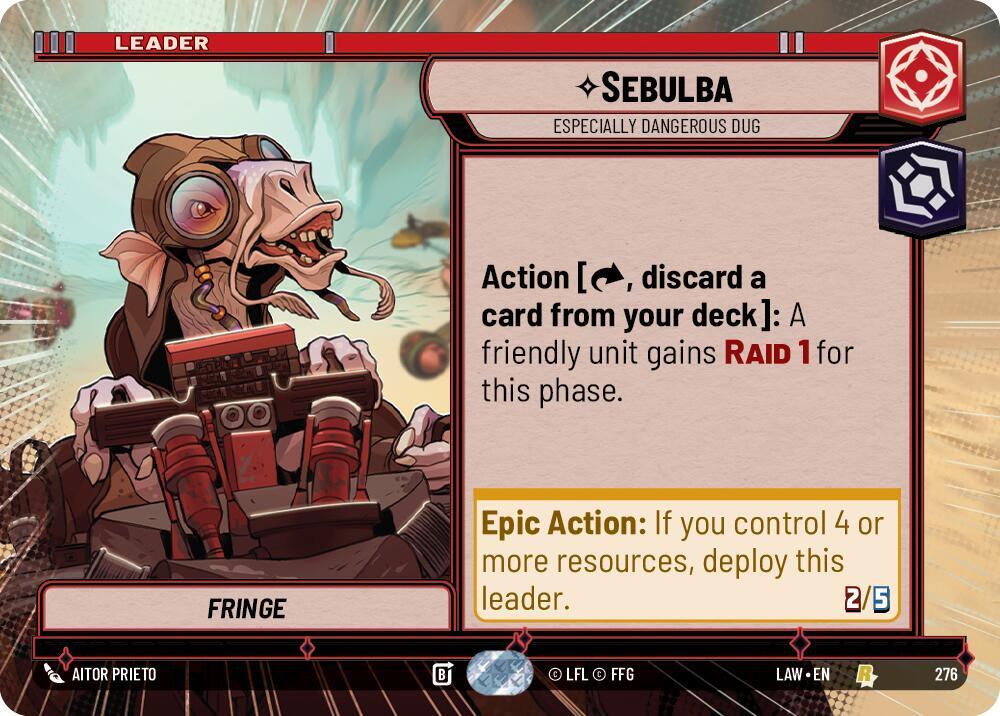 Sebulba - Especially Dangerous Dug (Hyperspace), A Lawless Time 276