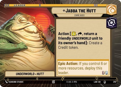 Jabba the Hutt - Crime Boss (Hyperspace), A Lawless Time 279