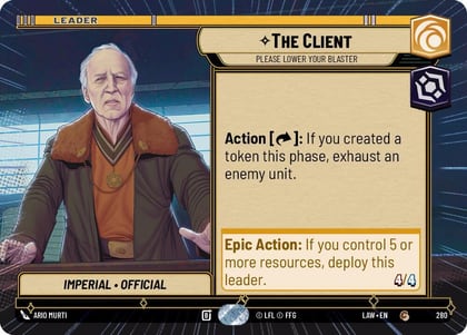 The Client - Please Lower Your Blaster (Hyperspace), A Lawless Time 280