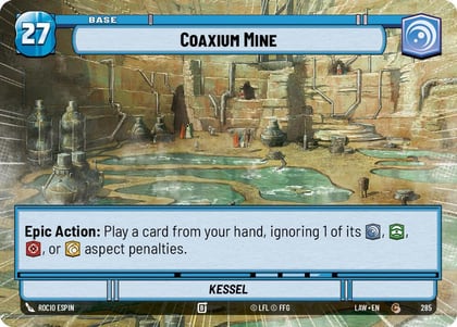 Coaxium Mine // Credit (Hyperspace), A Lawless Time 285 // T04