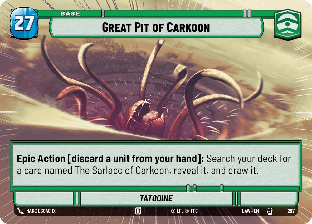 Great Pit of Carkoon (Hyperspace), A Lawless Time 287