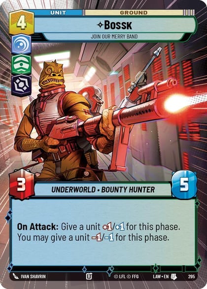 Bossk - Join Our Merry Band (Hyperspace), A Lawless Time 295