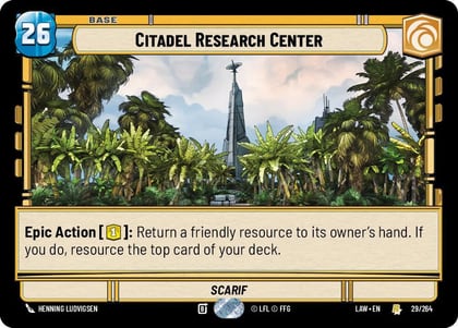 Citadel Research Center, A Lawless Time 29