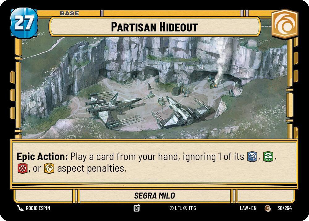 Partisan Hideout // Experience, A Lawless Time 30 // T02
