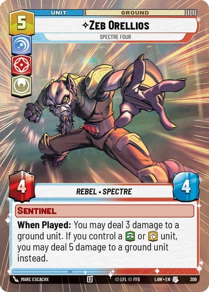 Zeb Orellios - Spectre Four (Hyperspace), A Lawless Time 309