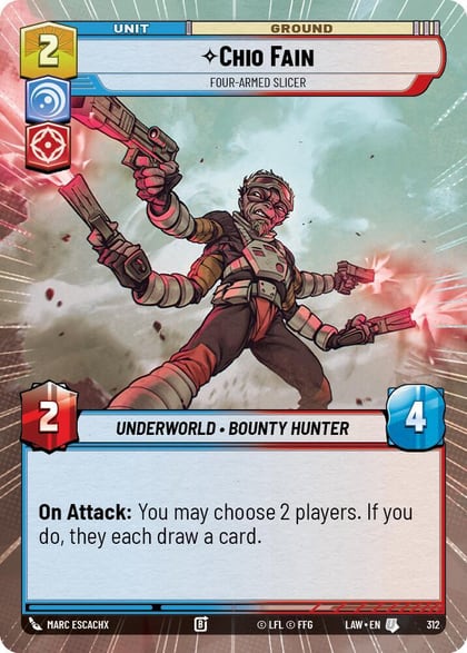 Chio Fain - Four-Armed Slicer (Hyperspace), A Lawless Time 312