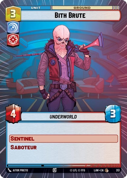 Bith Brute (Hyperspace), A Lawless Time 313