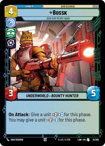 Bossk - Join Our Merry Band, A Lawless Time 31/264