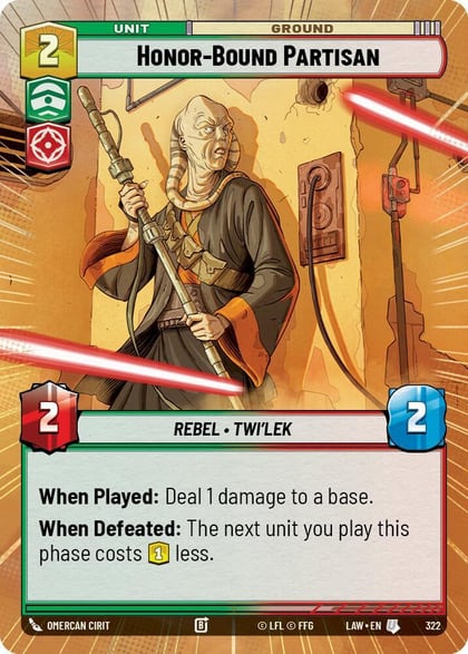 Honor-Bound Partisan (Hyperspace), A Lawless Time 322