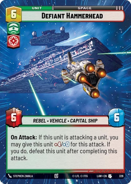 Defiant Hammerhead (Hyperspace), A Lawless Time 326