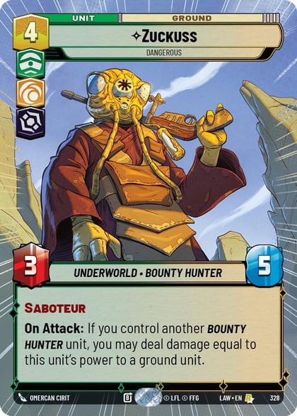 Zuckuss - Dangerous (Hyperspace), A Lawless Time 328