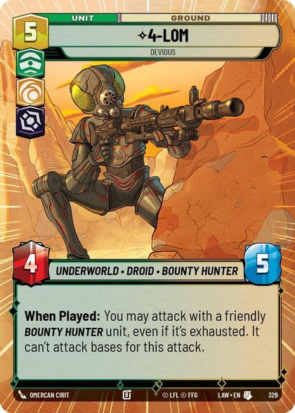 4-LOM - Devious (Hyperspace), A Lawless Time 329