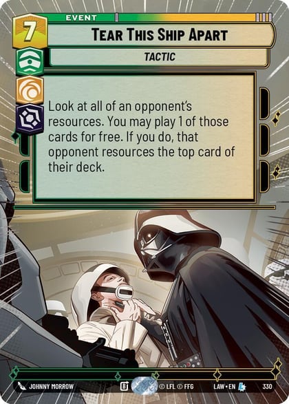 Tear This Ship Apart (Hyperspace), A Lawless Time 330