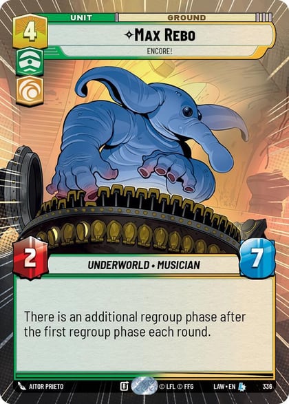 Max Rebo - Encore! (Hyperspace), A Lawless Time 336