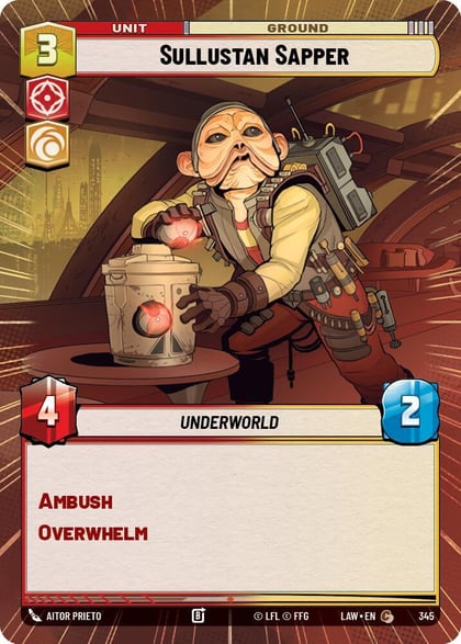 Sullustan Sapper (Hyperspace), A Lawless Time 345