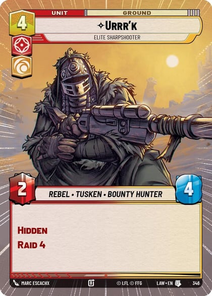 Urrr'k - Elite Sharpshooter (Hyperspace), A Lawless Time 346