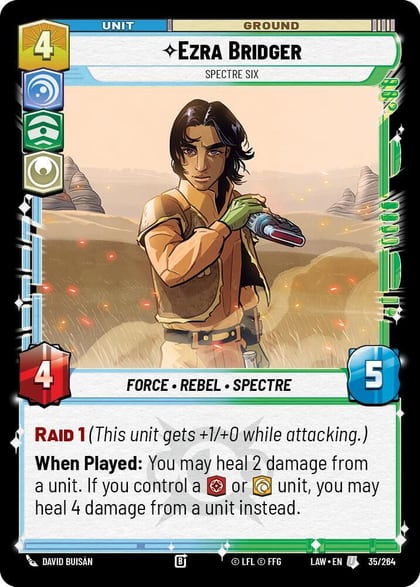 Ezra Bridger - Spectre Six, A Lawless Time 35/264