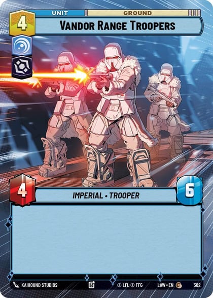 Vandor Range Troopers (Hyperspace), A Lawless Time 362